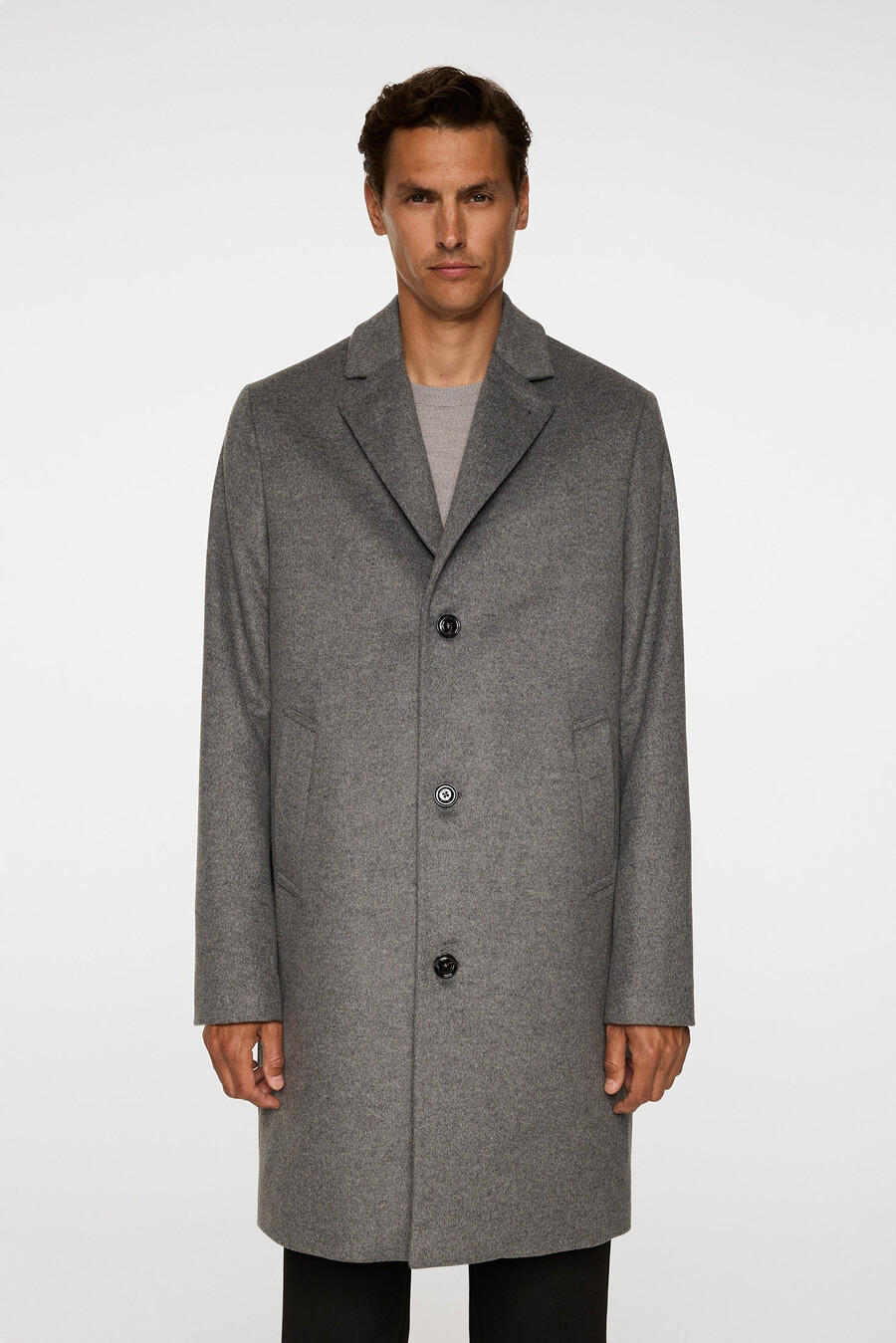 casaco de cashmere august melton
