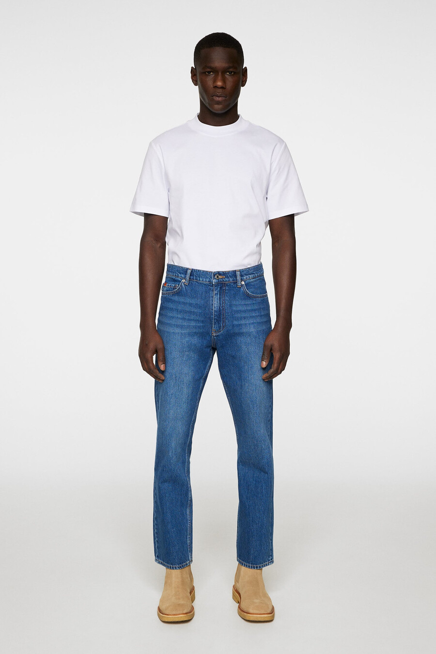 calça jeans cody mid wash regular