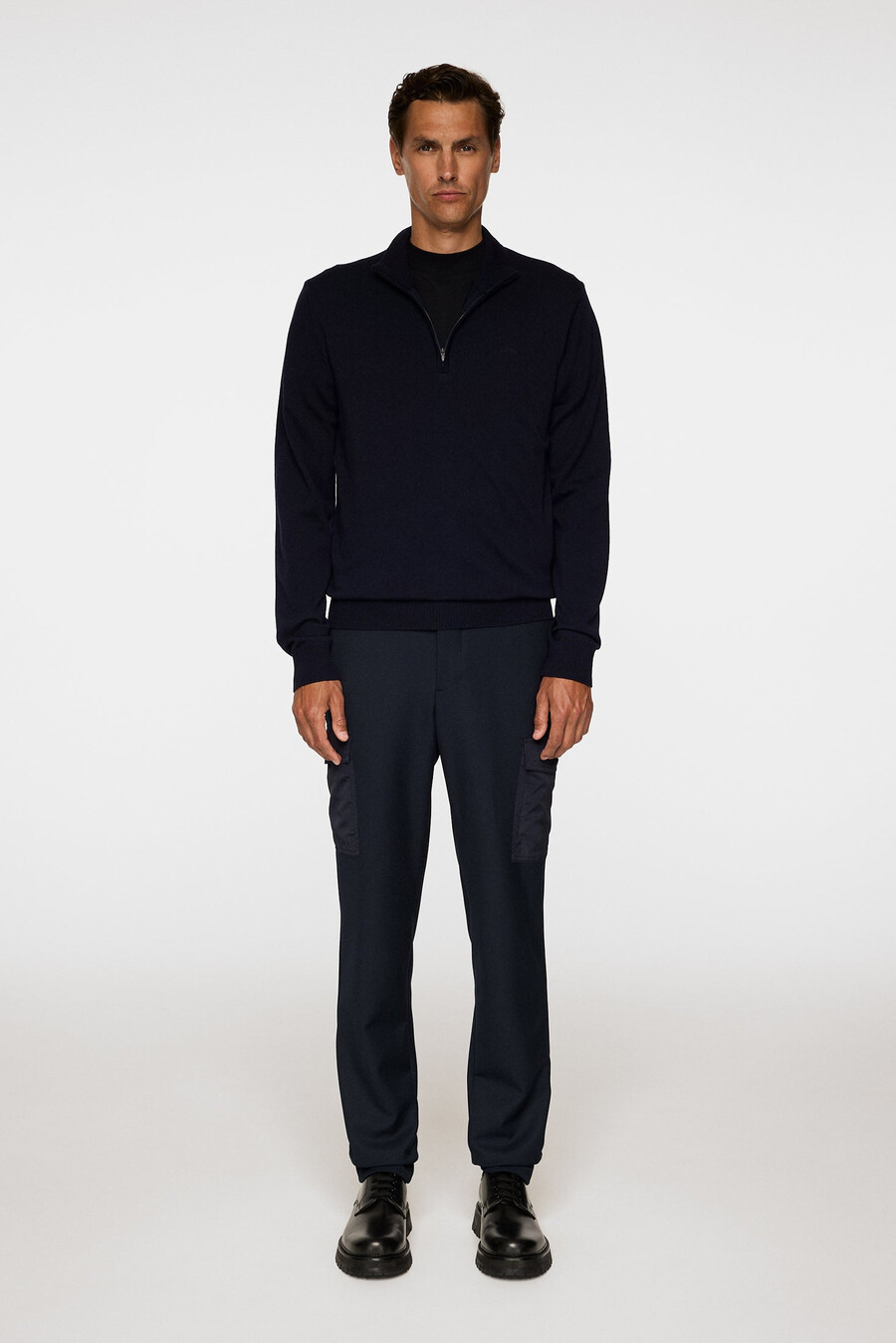 kiyan merino quarter zip
