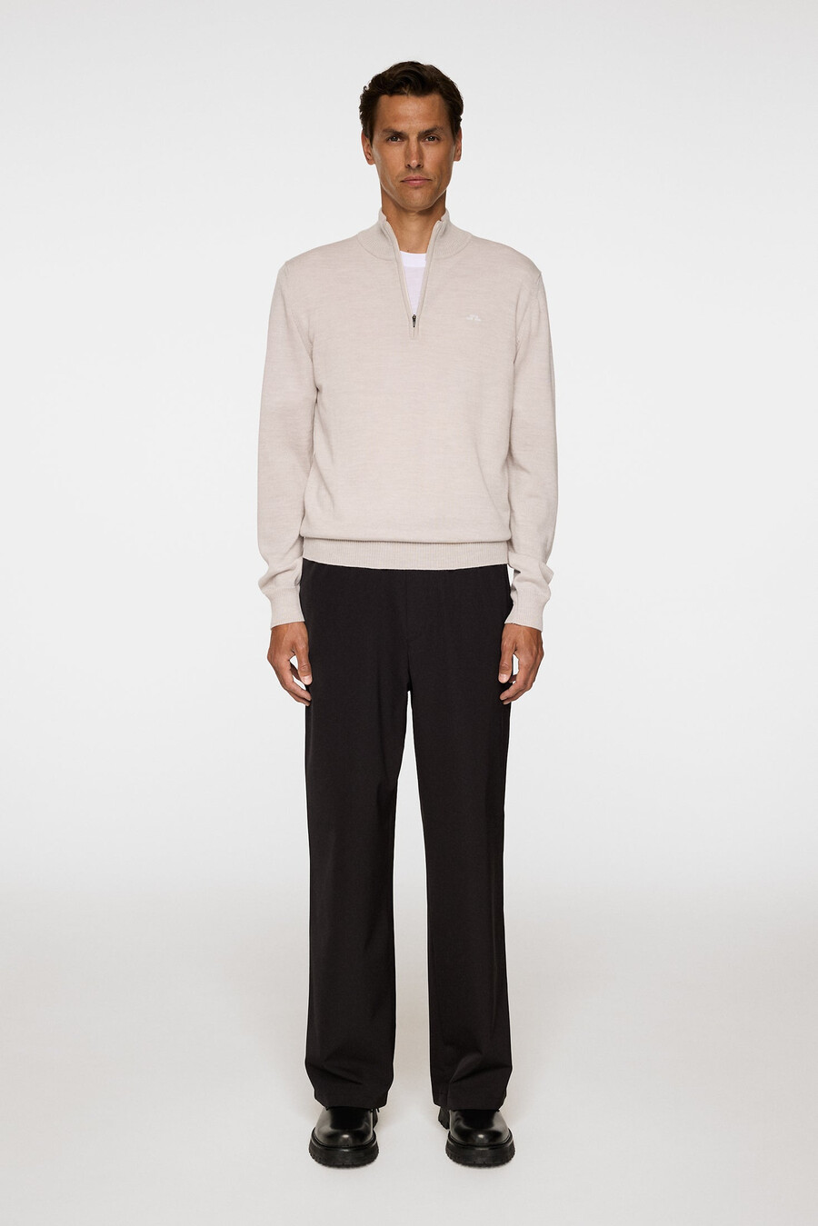 kiyan merino quarter zip