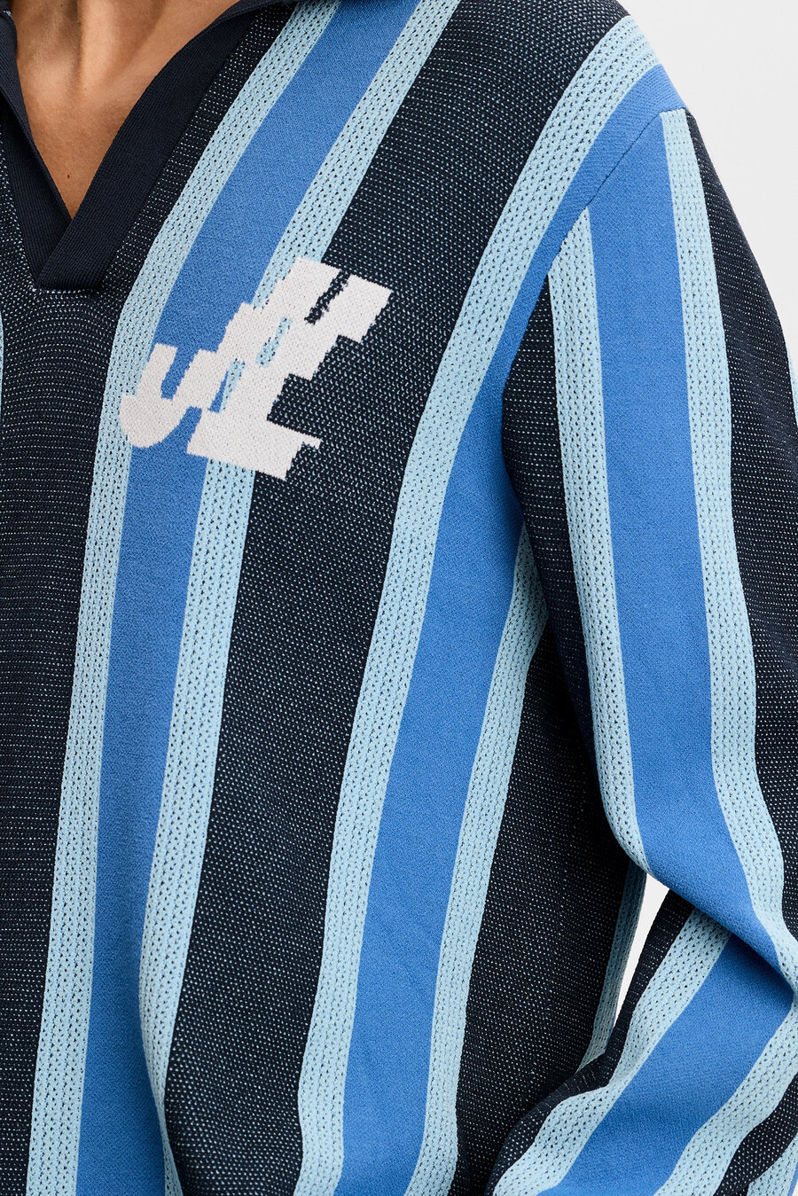 polo de malha listrada silas