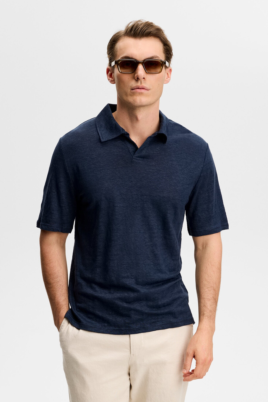 polo de linho roy