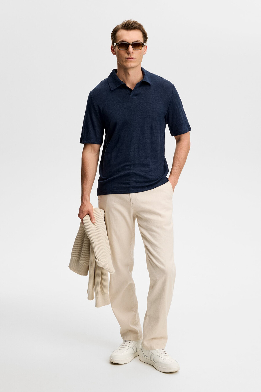 polo de linho roy