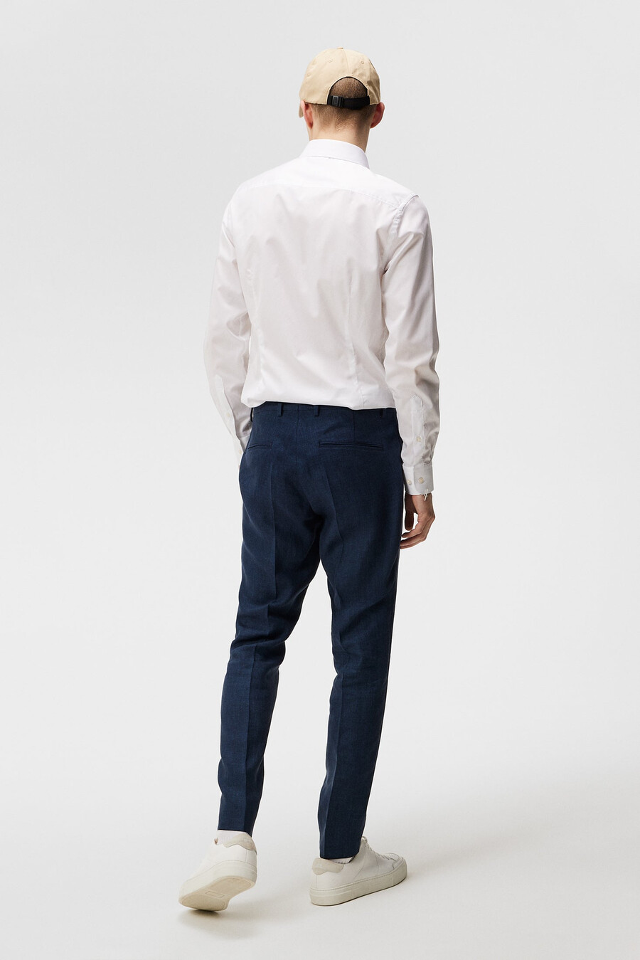 camisa superslim de sarja que não precisa passar