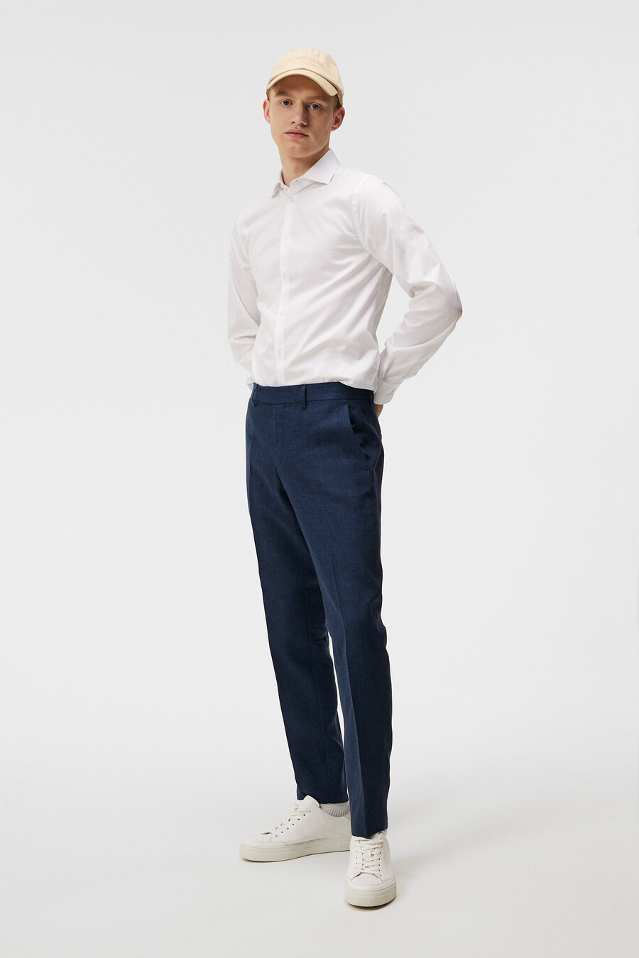 camisa superslim de sarja que não precisa passar