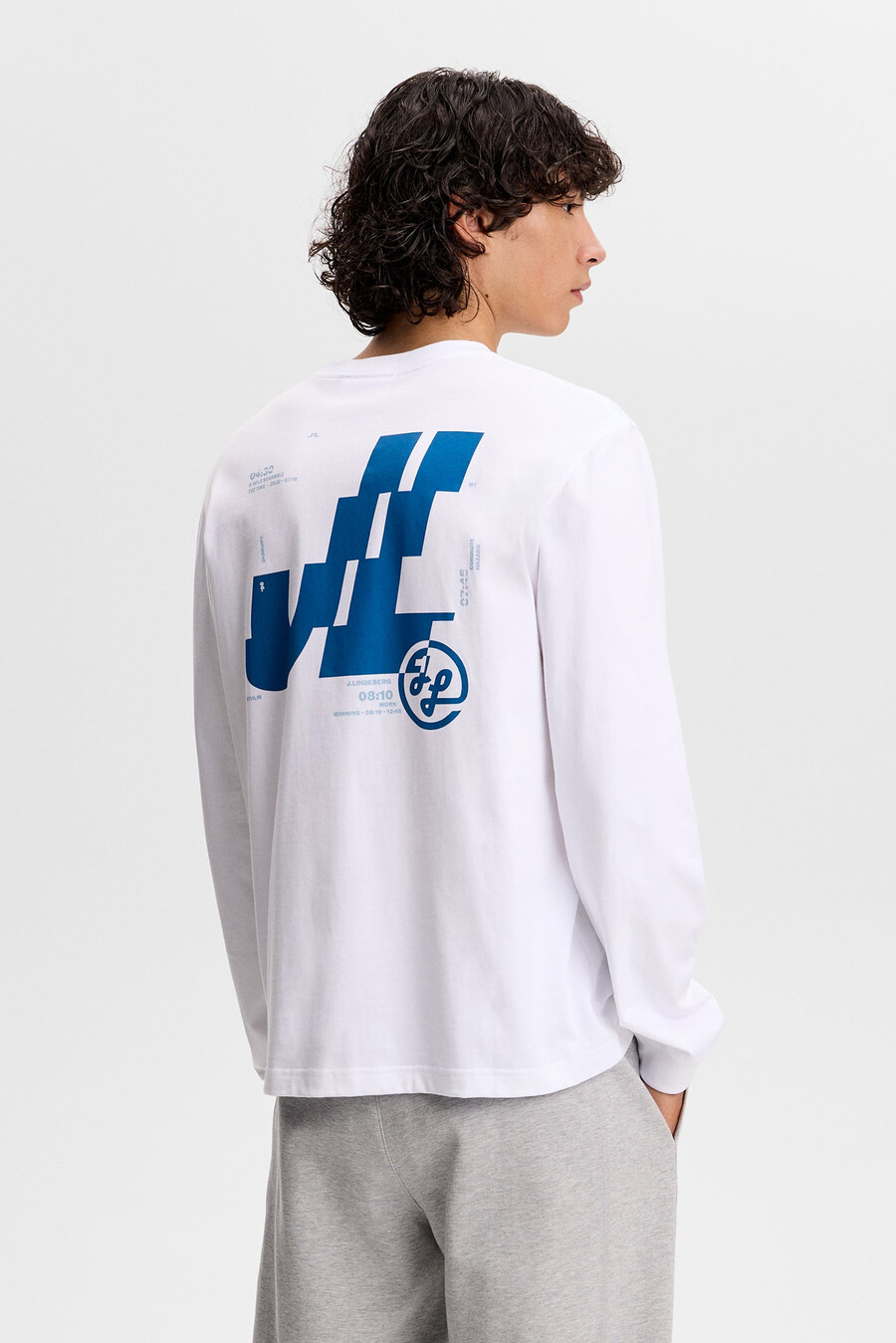 camiseta de manga comprida parcie